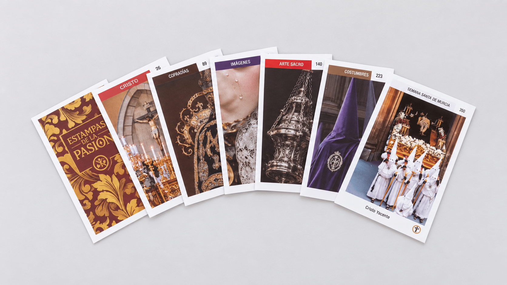 tarjetas estampas de la pasion